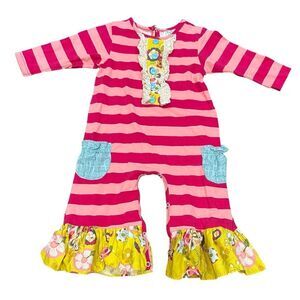 Peaches and cream one piece outfit 24 months